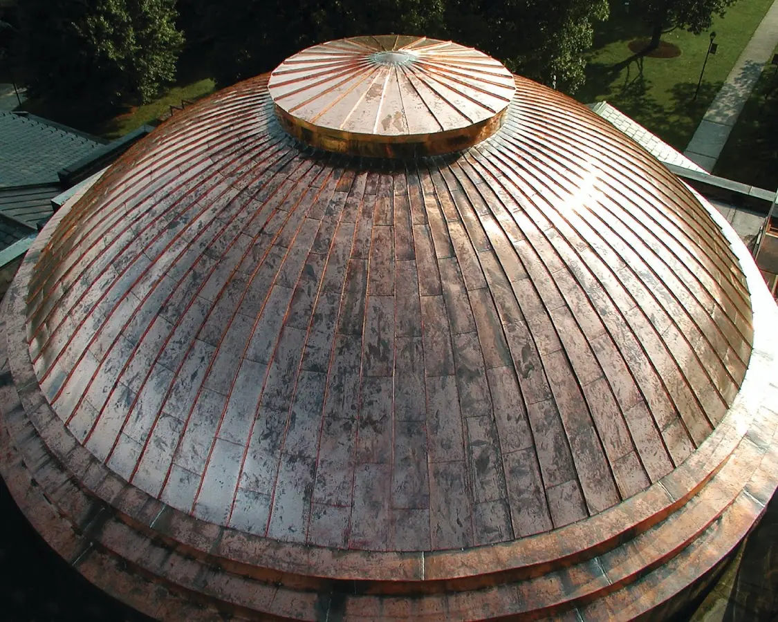 Craftsman Roofing crew installing a new roof in Prospect Park - East River Road